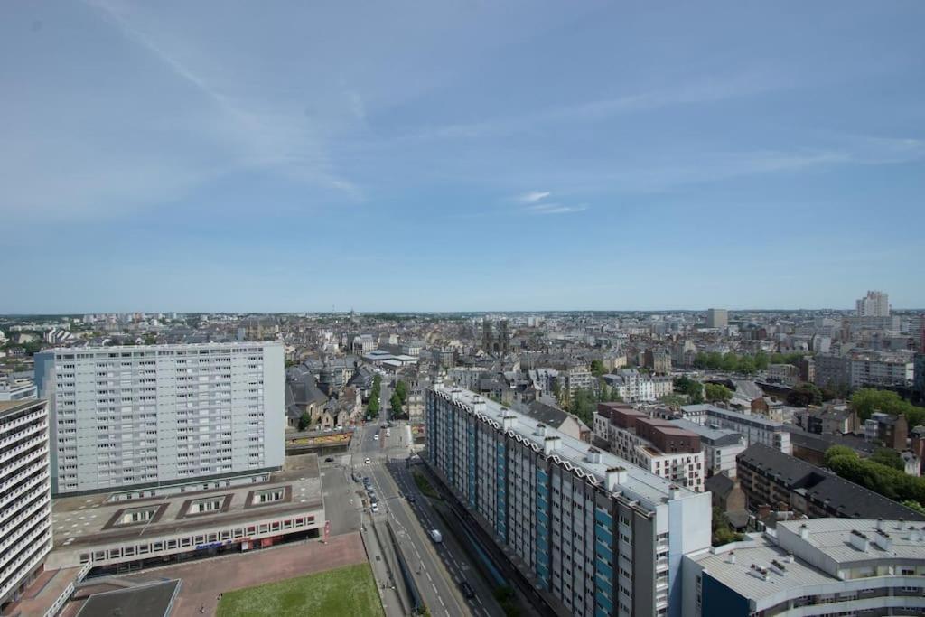 Ferienwohnung Au Bel Horizon Rennes Exterior foto